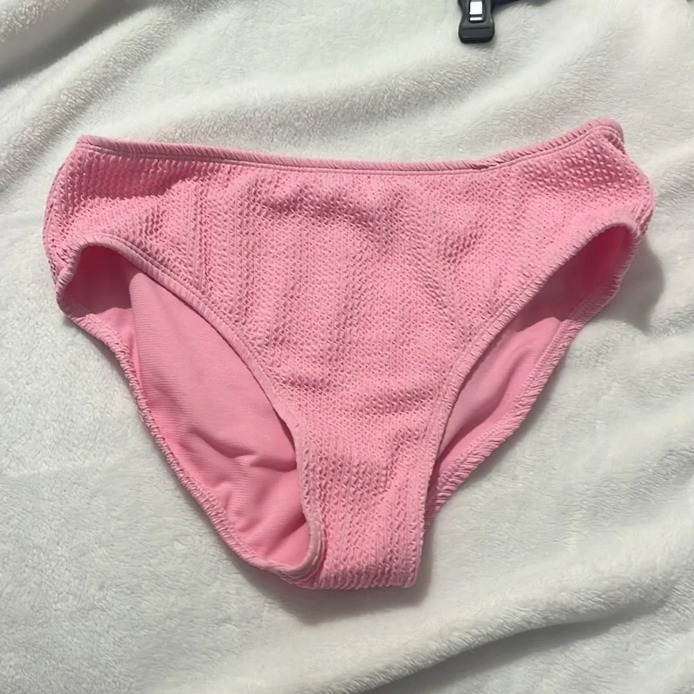 New Wonder Nation Girls Tie Front Bikini Swimsuit with UPF 50 Size XL 14-16 NWT